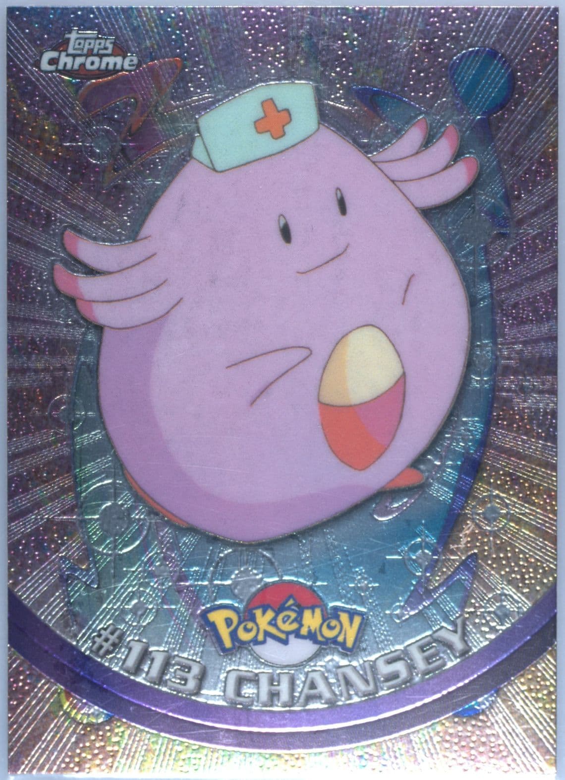 Chansey (113) 2000 Topps Chrome Pokemon T.V.