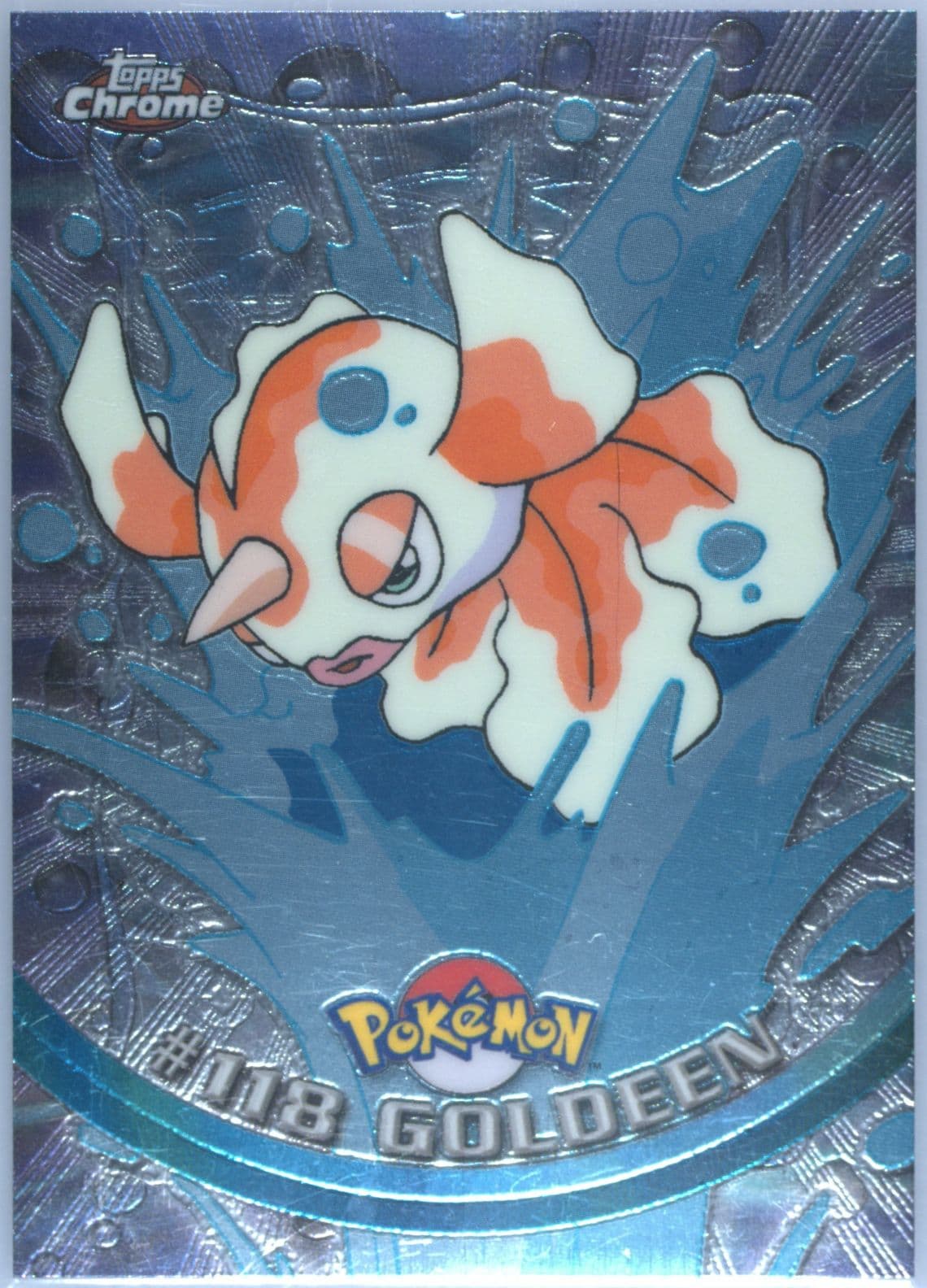 Goldeen (118) 2000 Topps Chrome Pokemon T.V.