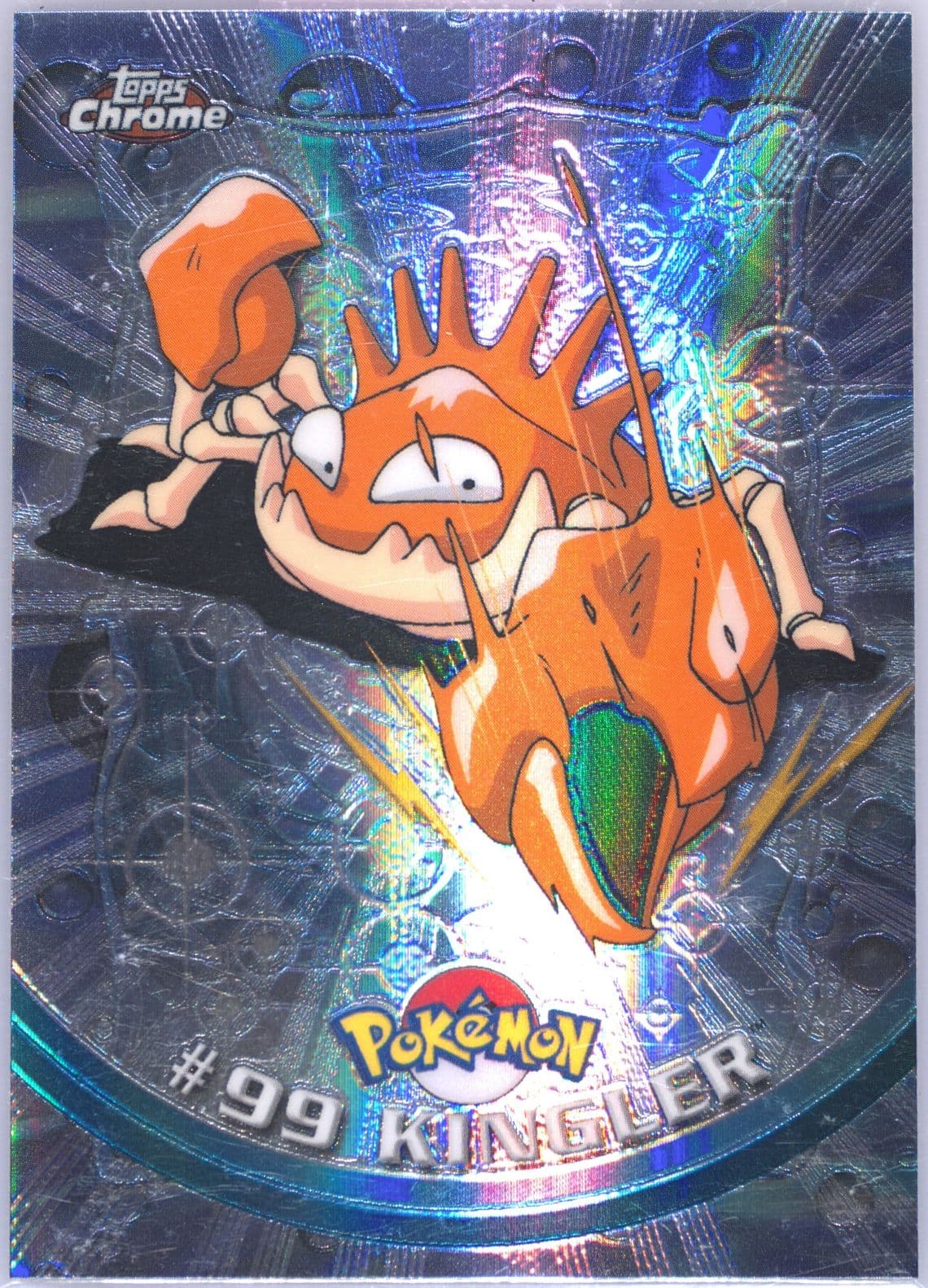 Kingler Spectra (99) 2000 Topps Chrome Pokemon T.V.