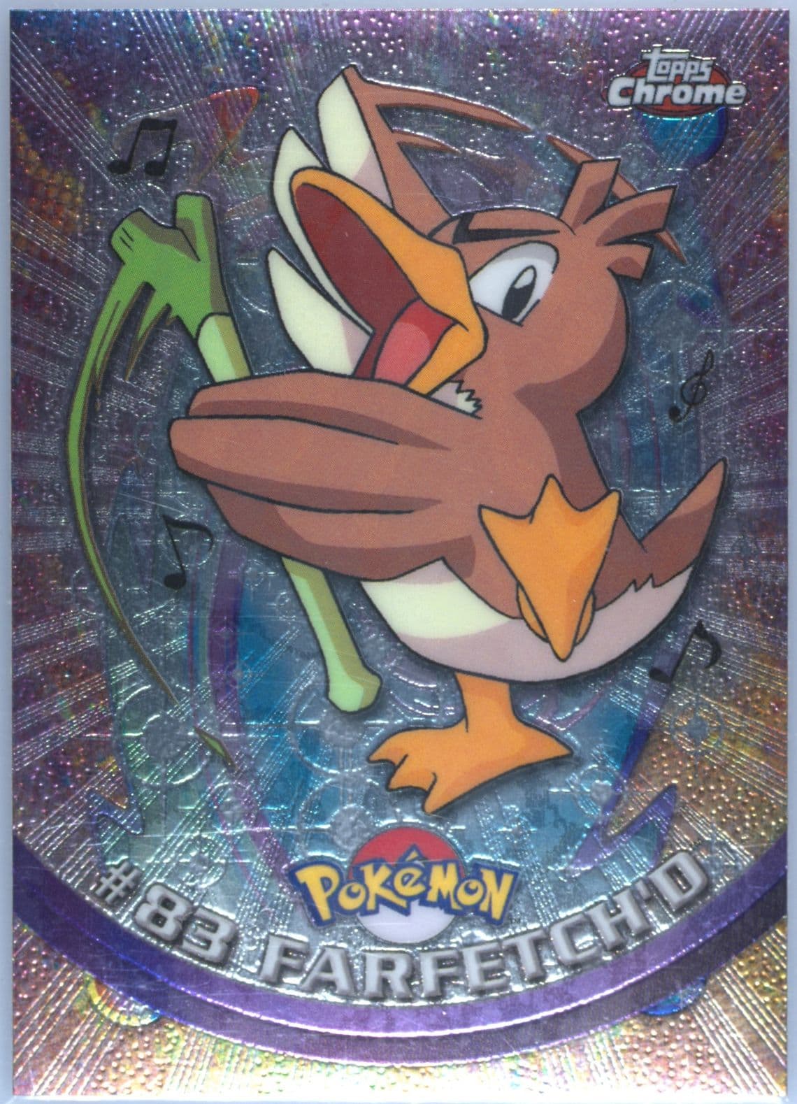 Farfetch'd (83) 2000 Topps Chrome Pokemon T.V.