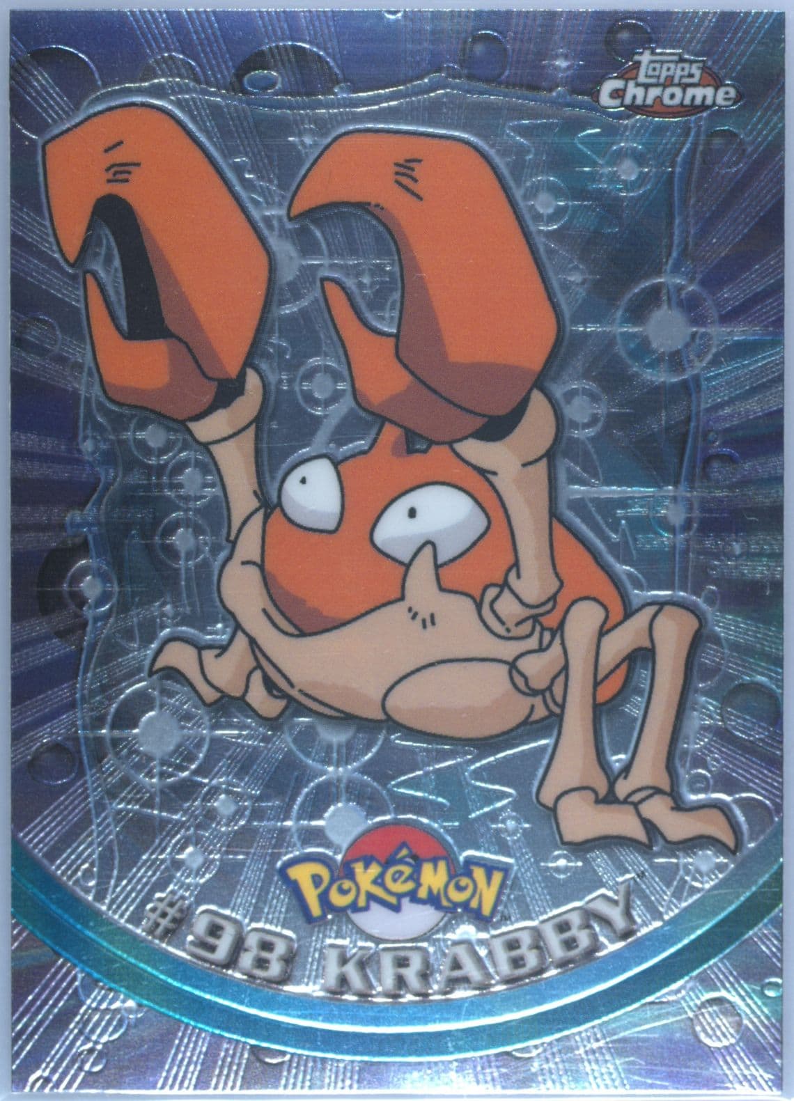 Krabby (98) 2000 Topps Chrome Pokemon T.V.
