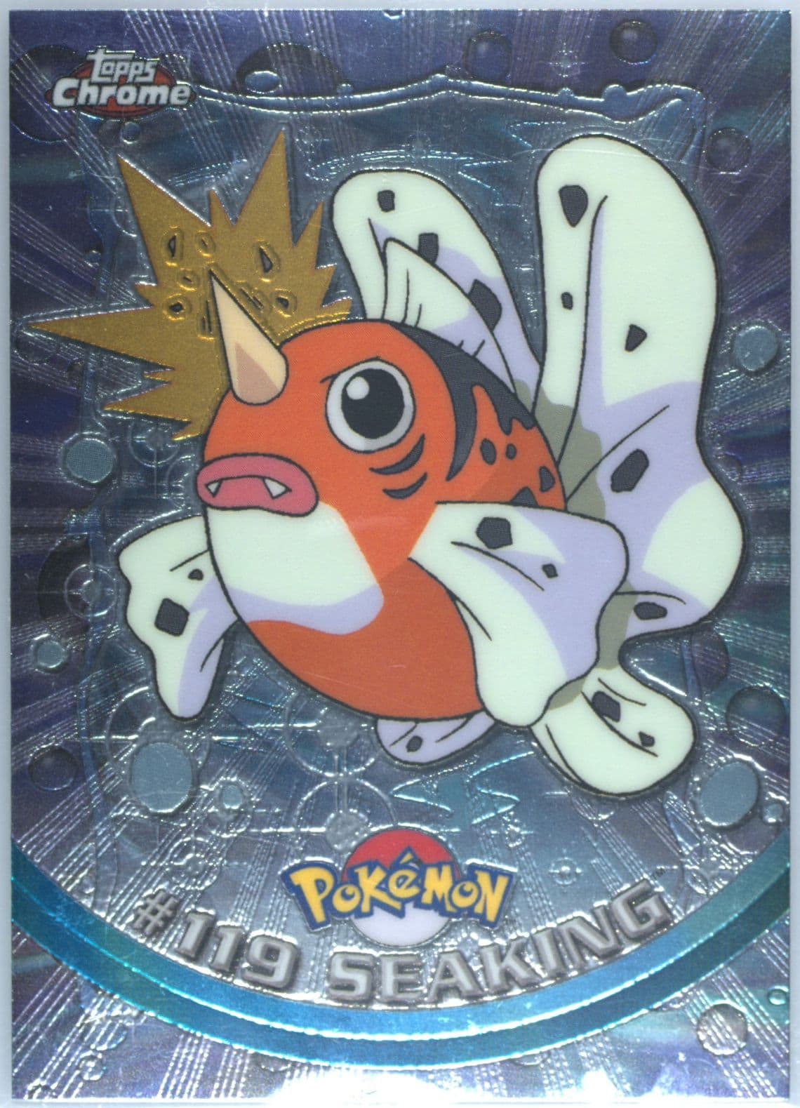 Seaking (119) 2000 Topps Chrome Pokemon T.V.