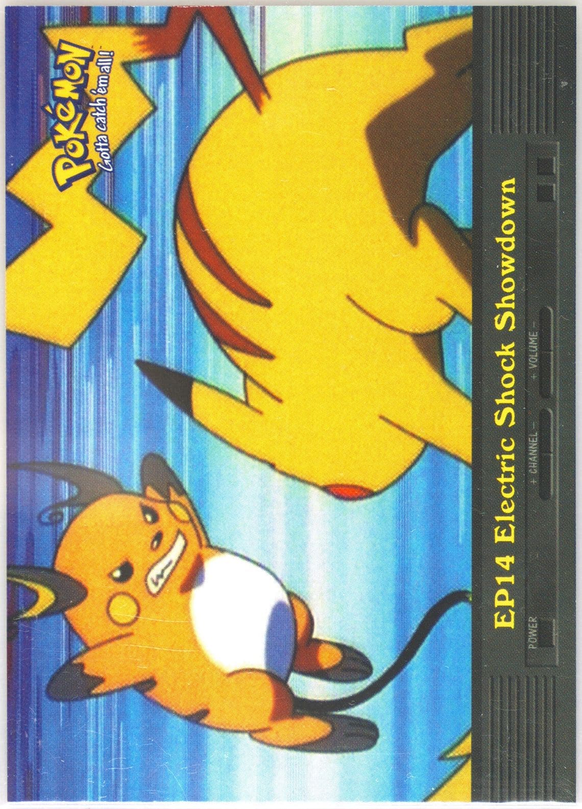 Electric Shock Showdown (EP14) 2000 Topps Pokemon TV Animation Series 2 Episode Cards