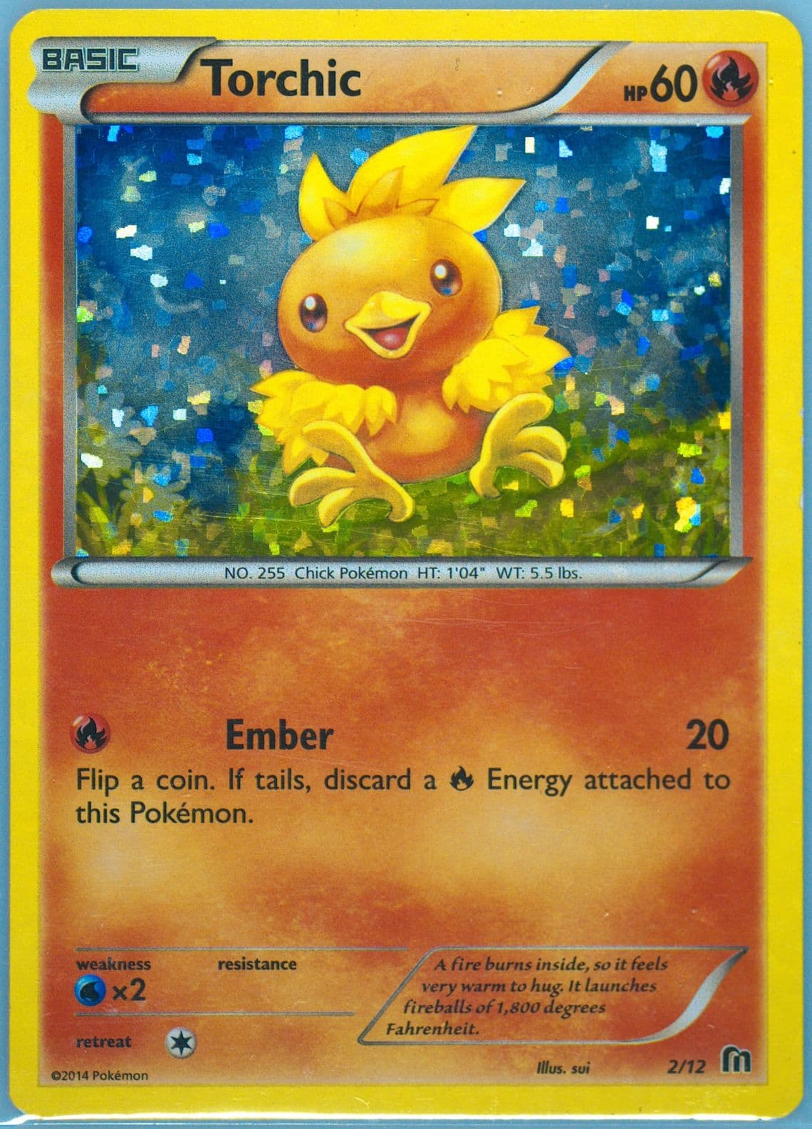 Torchic (2) 2016 Pokemon McDonald's Collection