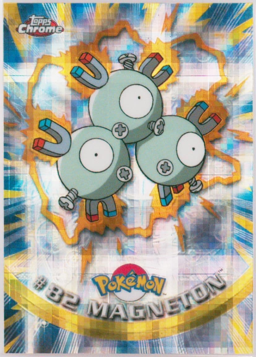 Magneton Tekno (82) 2000 Topps Chrome Pokemon T.V.