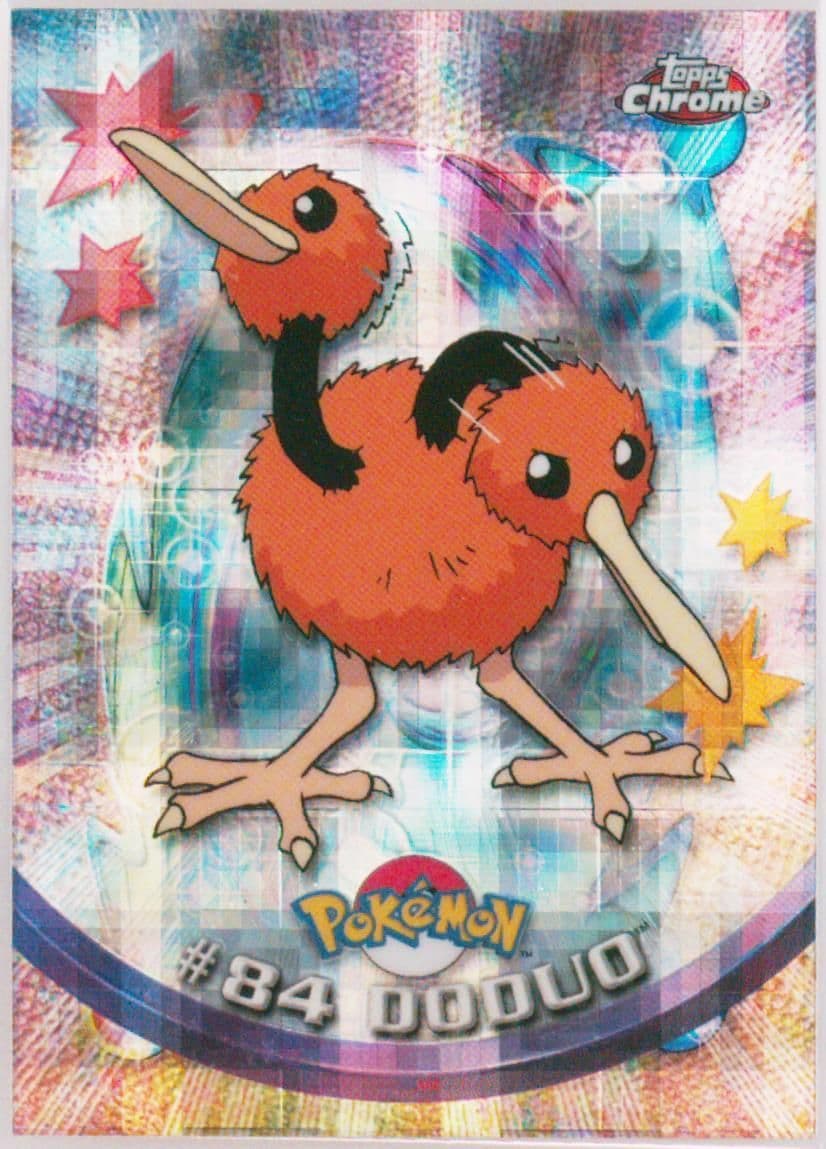 Doduo Tekno (84) 2000 Topps Chrome Pokemon T.V.