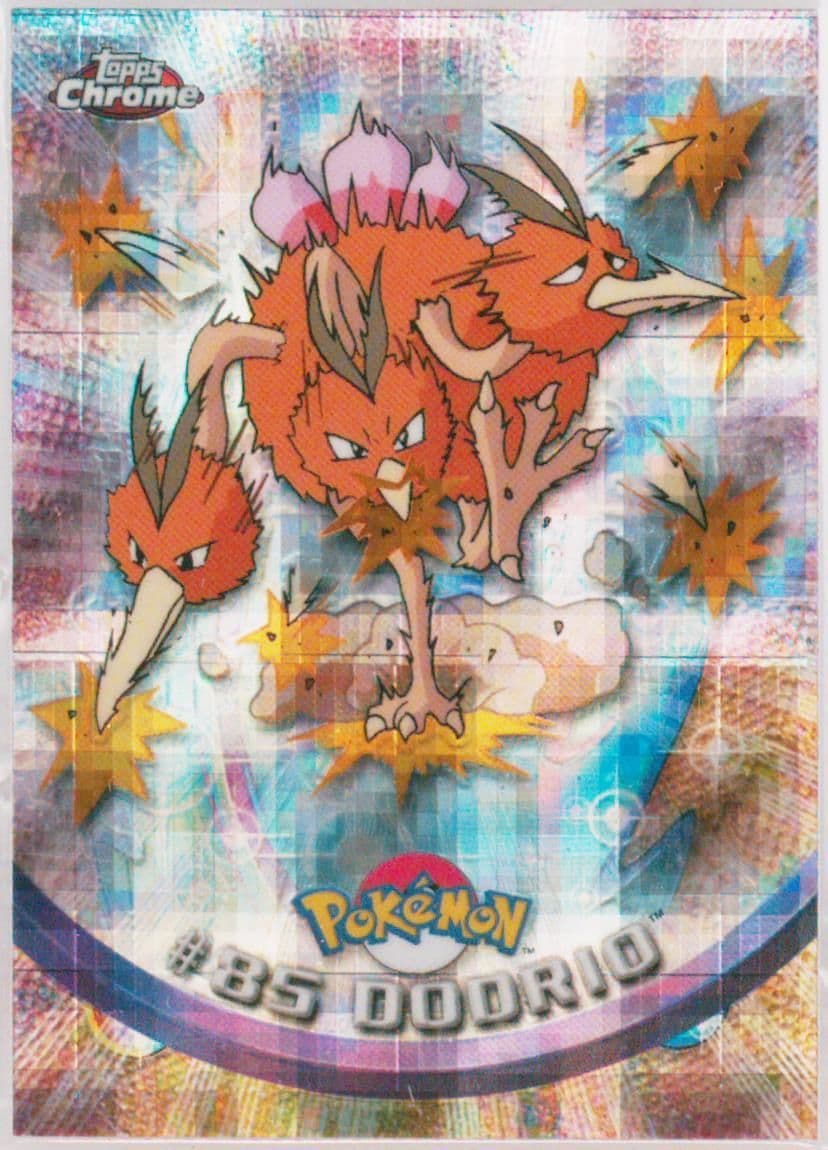Dodrio Tekno (85) 2000 Topps Chrome Pokemon T.V.