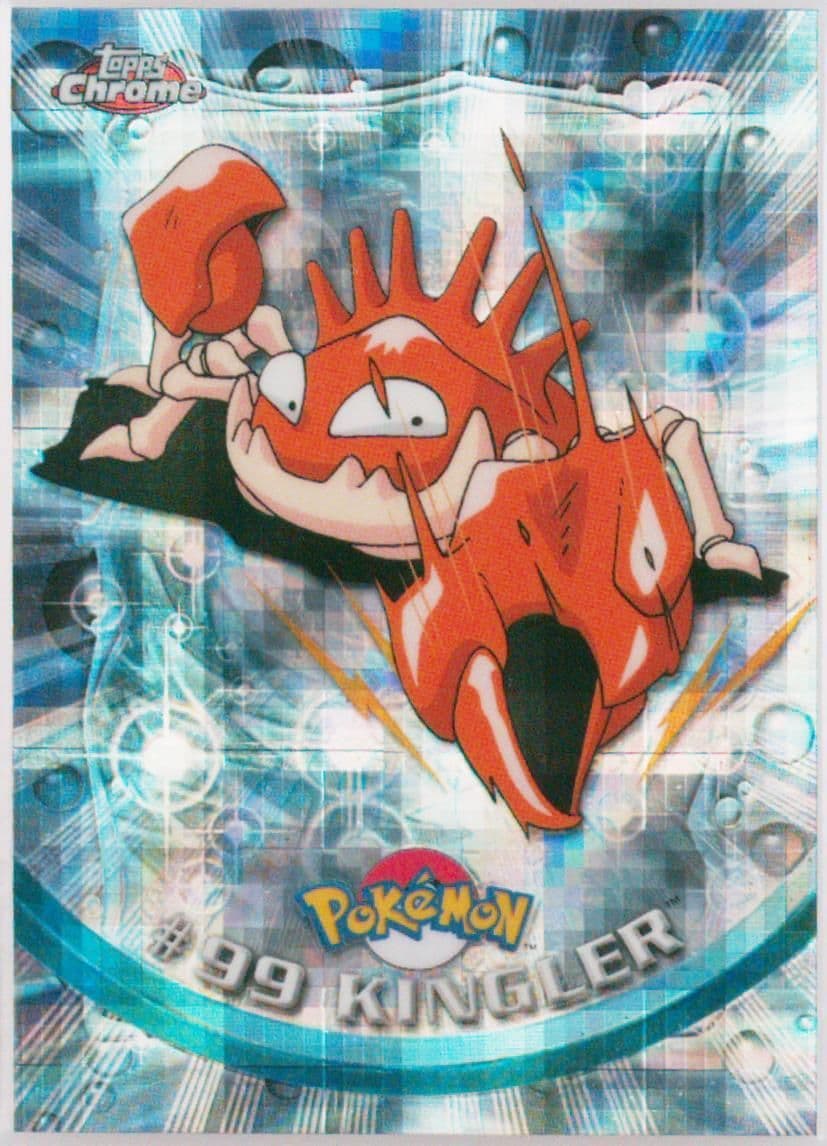 Kingler Tekno (99) 2000 Topps Chrome Pokemon T.V.