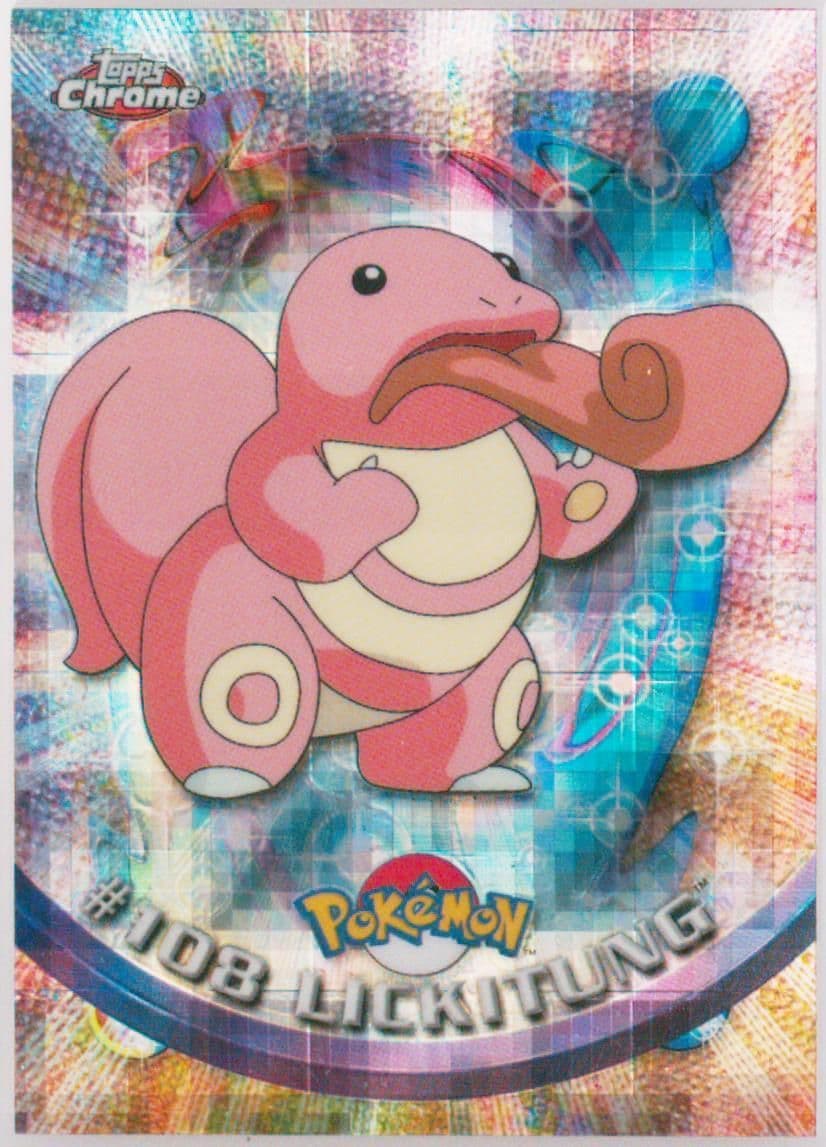 Lickitung Tekno (108) 2000 Topps Chrome Pokemon T.V.