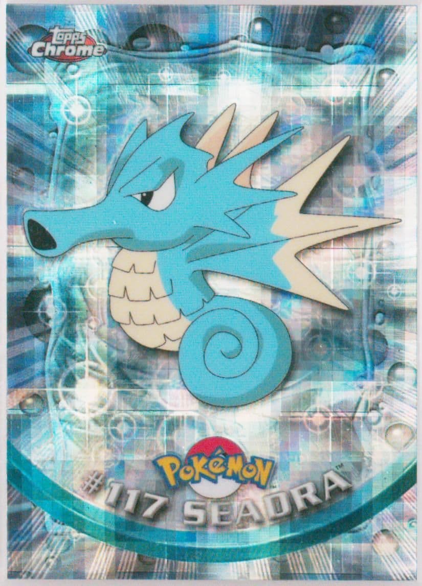 Seadra Tekno (117) 2000 Topps Chrome Pokemon T.V.