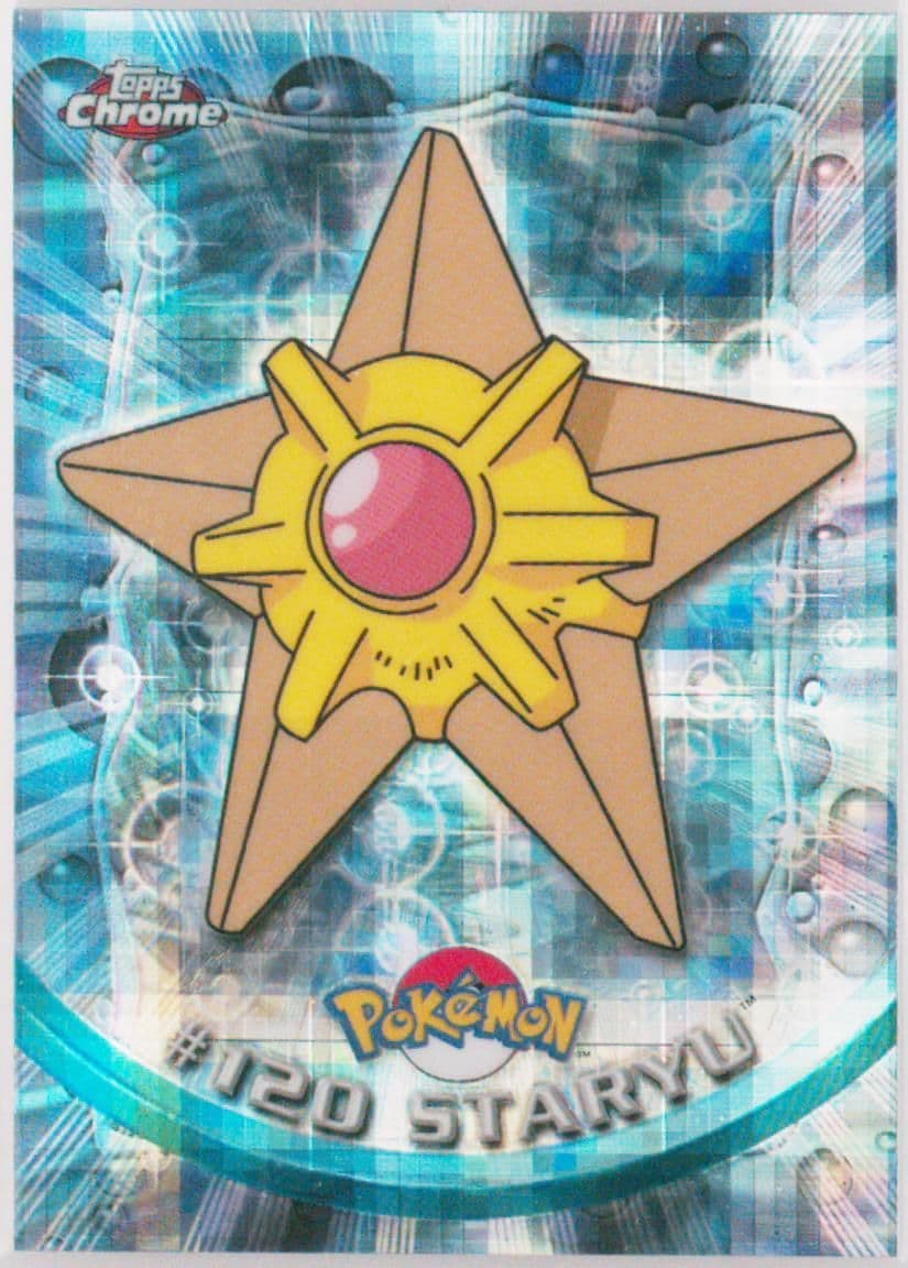 Staryu Tekno (120) 2000 Topps Chrome Pokemon T.V.