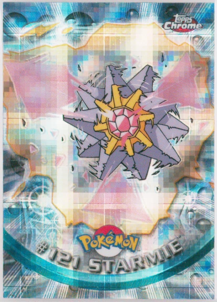 Starmie Tekno (121) 2000 Topps Chrome Pokemon T.V.