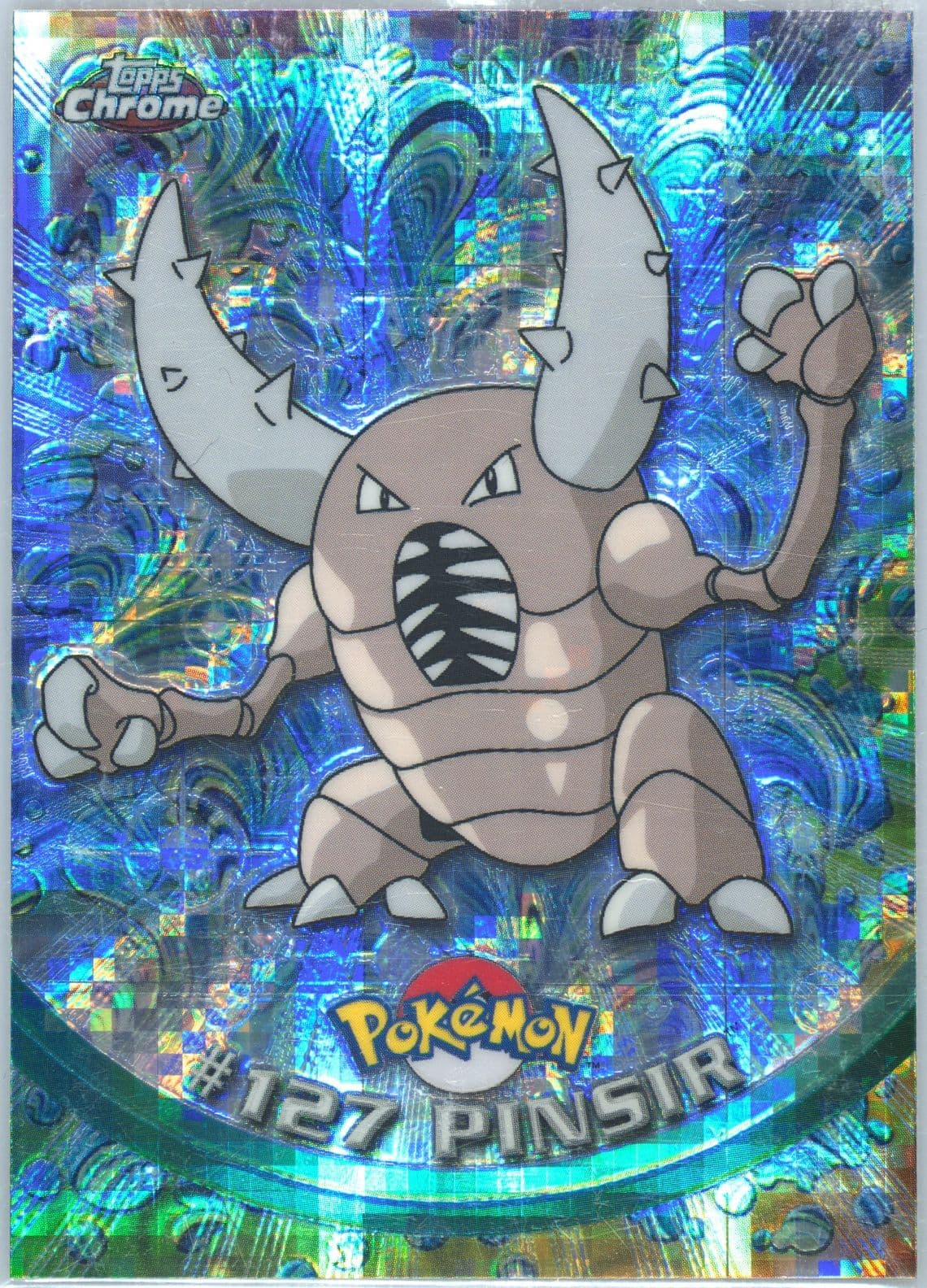Pinsir Tekno (127) 2000 Topps Chrome Pokemon T.V.
