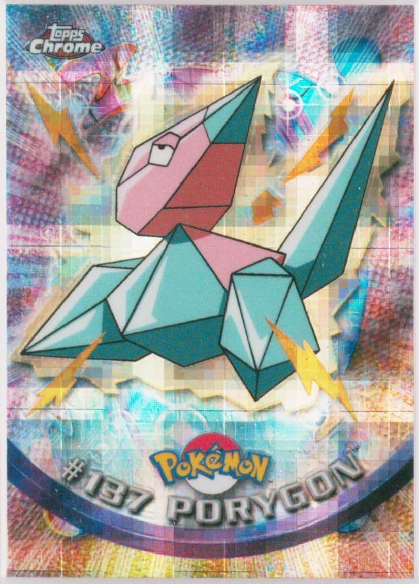Porygon Tekno (137) 2000 Topps Chrome Pokemon T.V.