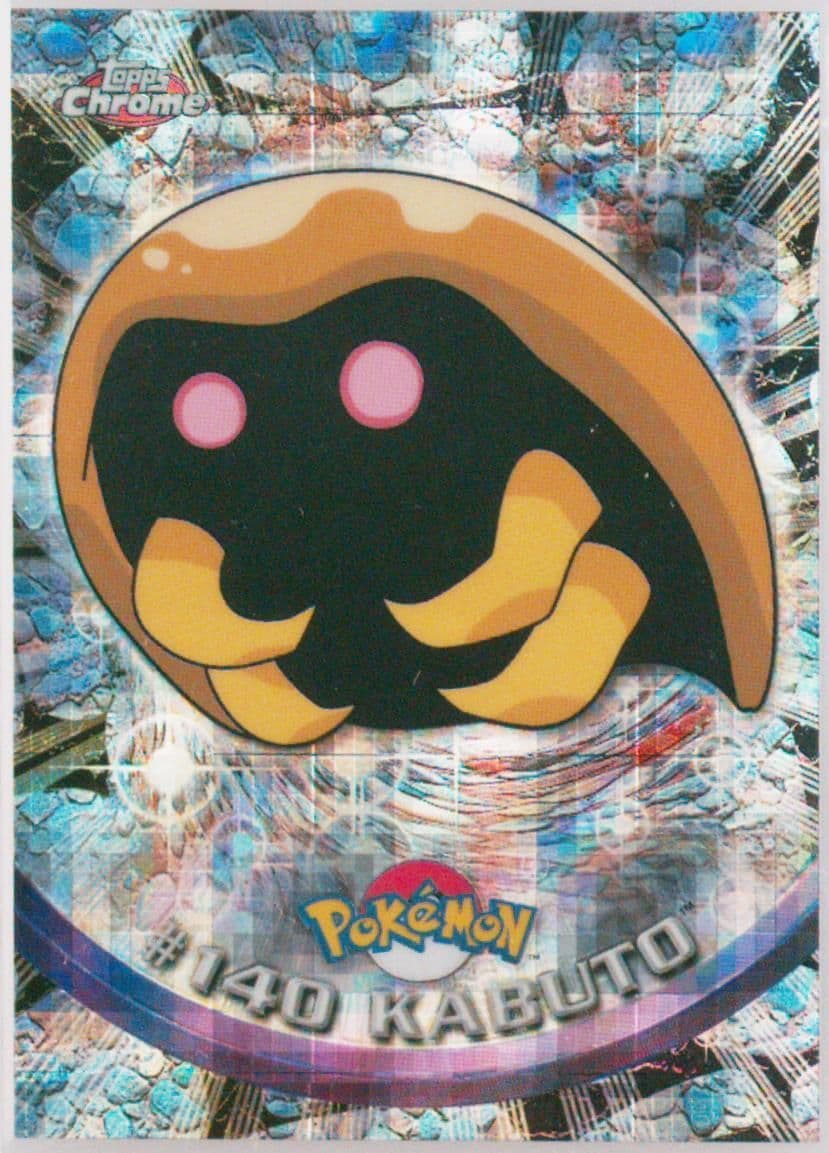 Kabuto Tekno (140) 2000 Topps Chrome Pokemon T.V.