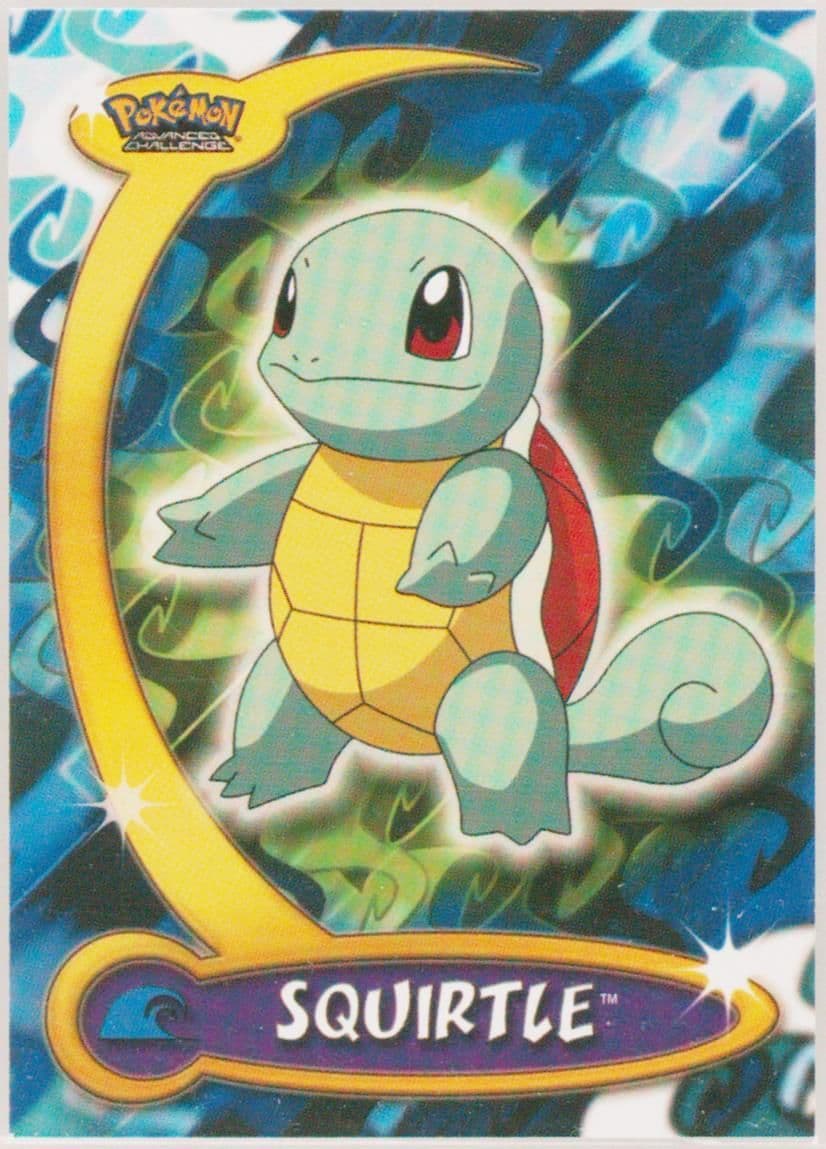 Squirtle (70) 2004 Topps Pokemon Advanced Challenge