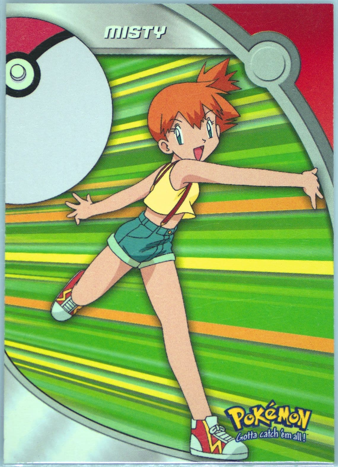 Misty (HV7) 2000 Topps Pokemon TV Animation Series 3 Heroes & Villains