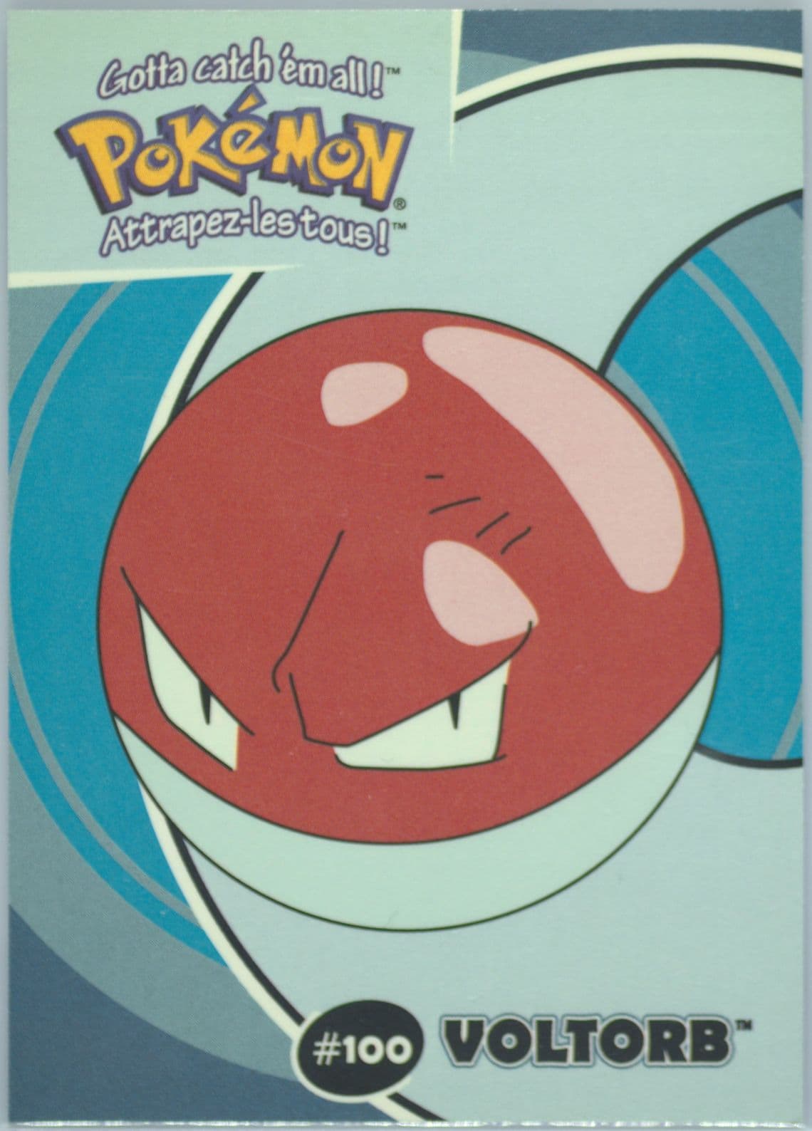 Voltorb (14) 2000 Danone Pokemon Stadium Tip