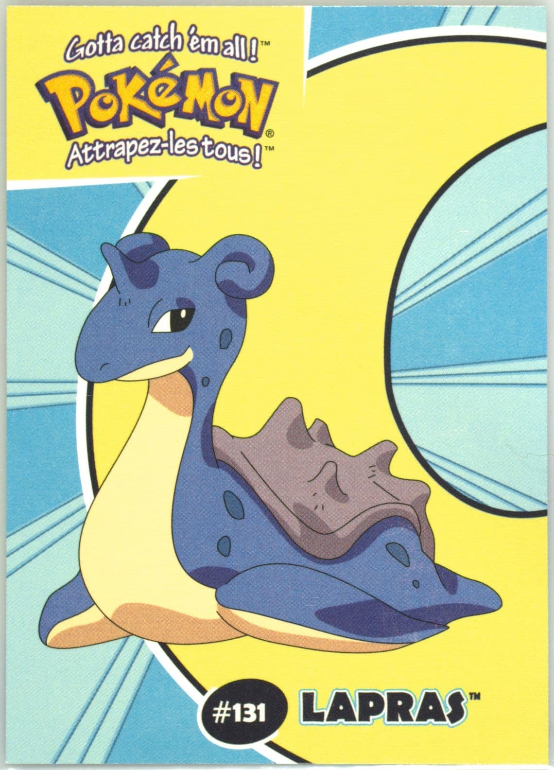 Lapras (24) 2000 Danone Pokemon Stadium Tip