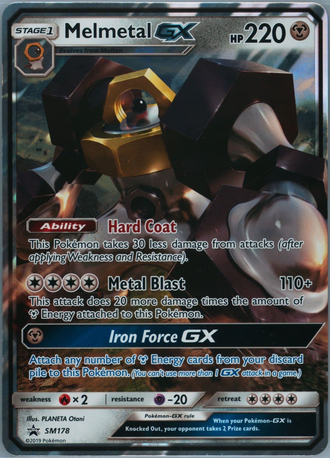 Melmetal GX Melmetal-GX Box Jumbo (SM178) 2019 Pokemon SM Black Star Promo