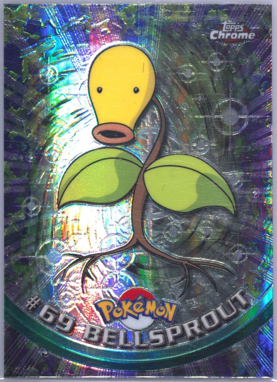Bellsprout Spectra (69) 2000 Topps Chrome Pokemon T.V.