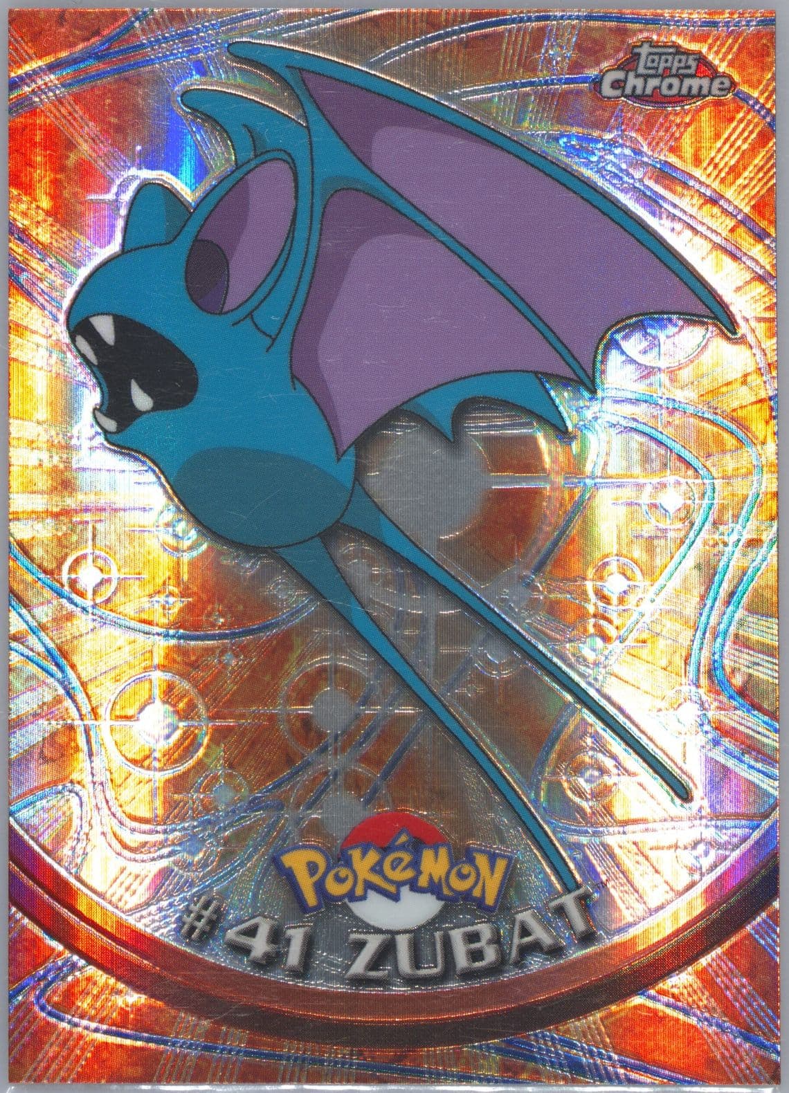 Zubat Spectra (41) 2000 Topps Chrome Pokemon T.V.