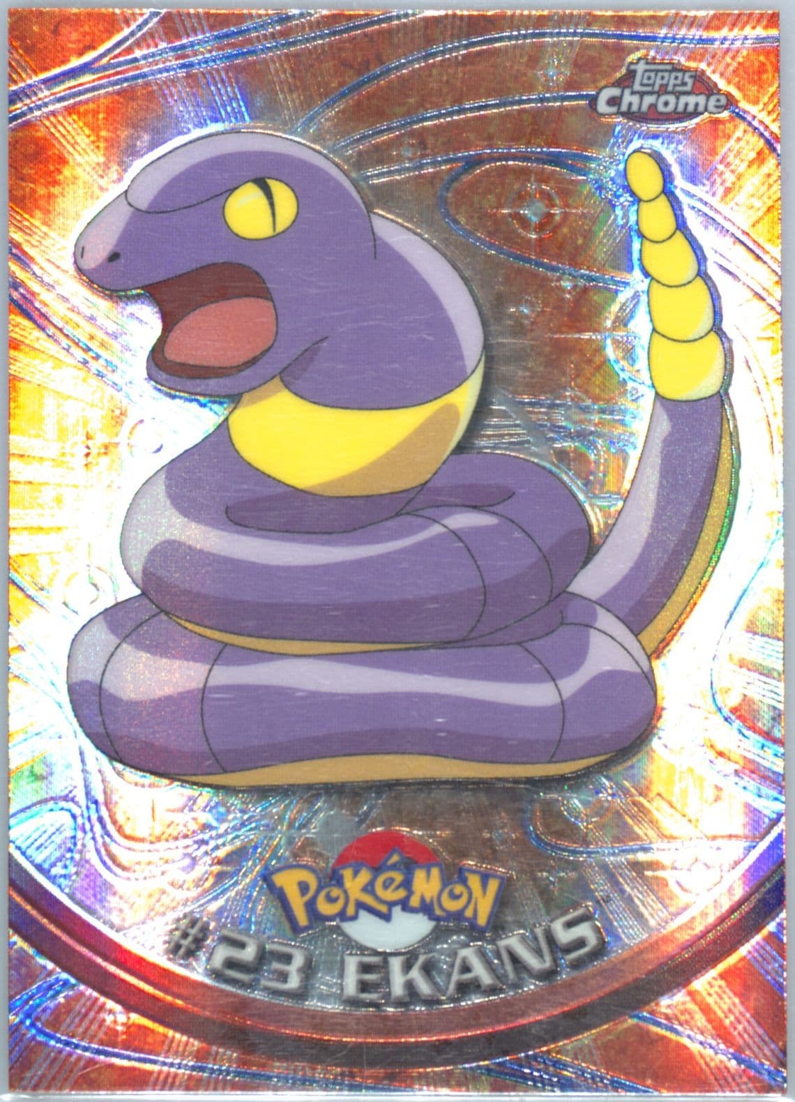 Ekans Spectra (23) 2000 Topps Chrome Pokemon T.V.