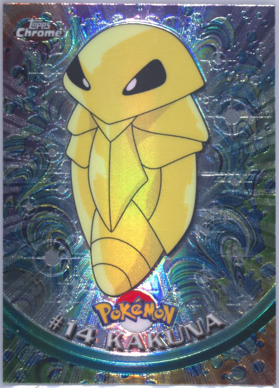 Kakuna Spectra (14) 2000 Topps Chrome Pokemon T.V.