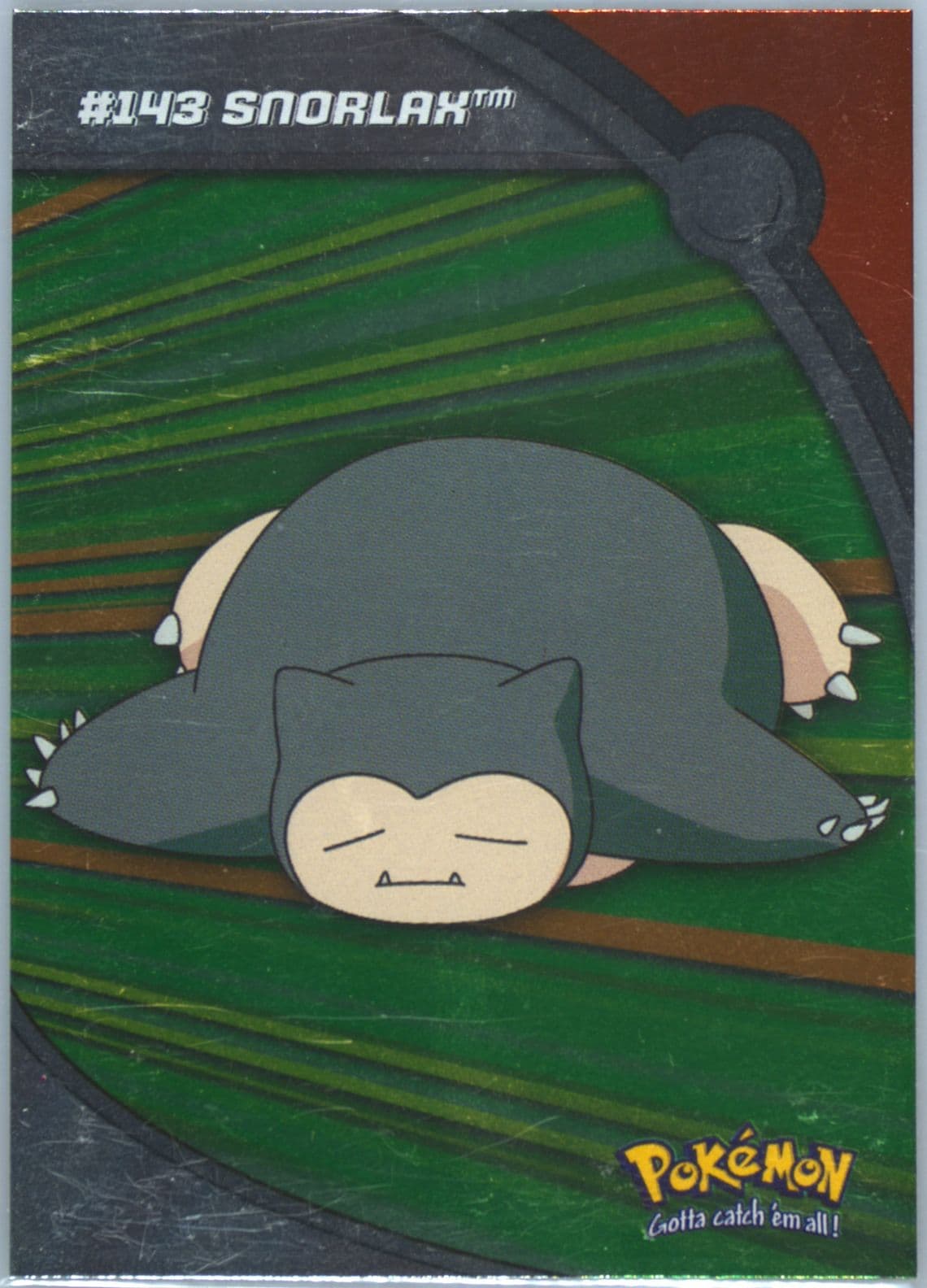 Snorlax Foil (HV14) 2000 Topps Pokemon TV Animation Series 3 Heroes & Villains