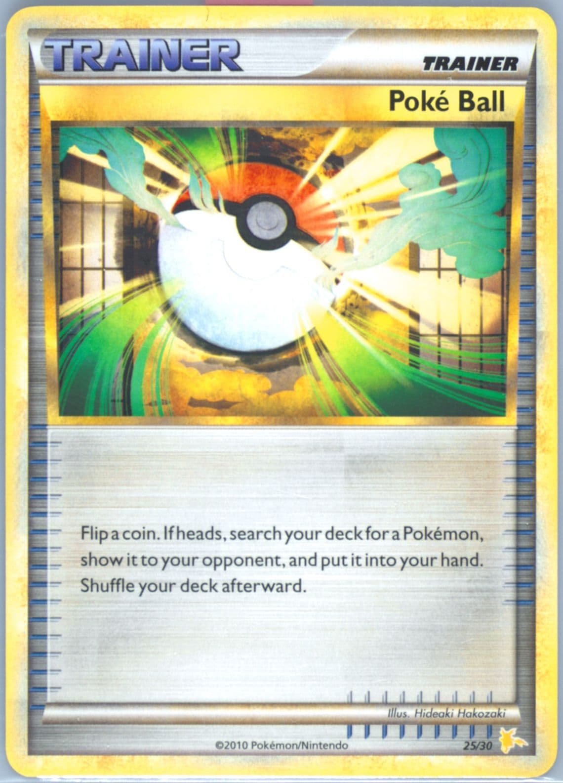 Poke Ball (25) 2010 Pokemon Heartgold & Soulsilver Raichu Deck