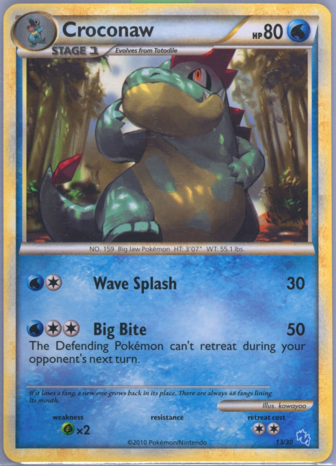 Croconaw (13) 2010 Pokemon Heartgold & Soulsilver Gyarados Deck