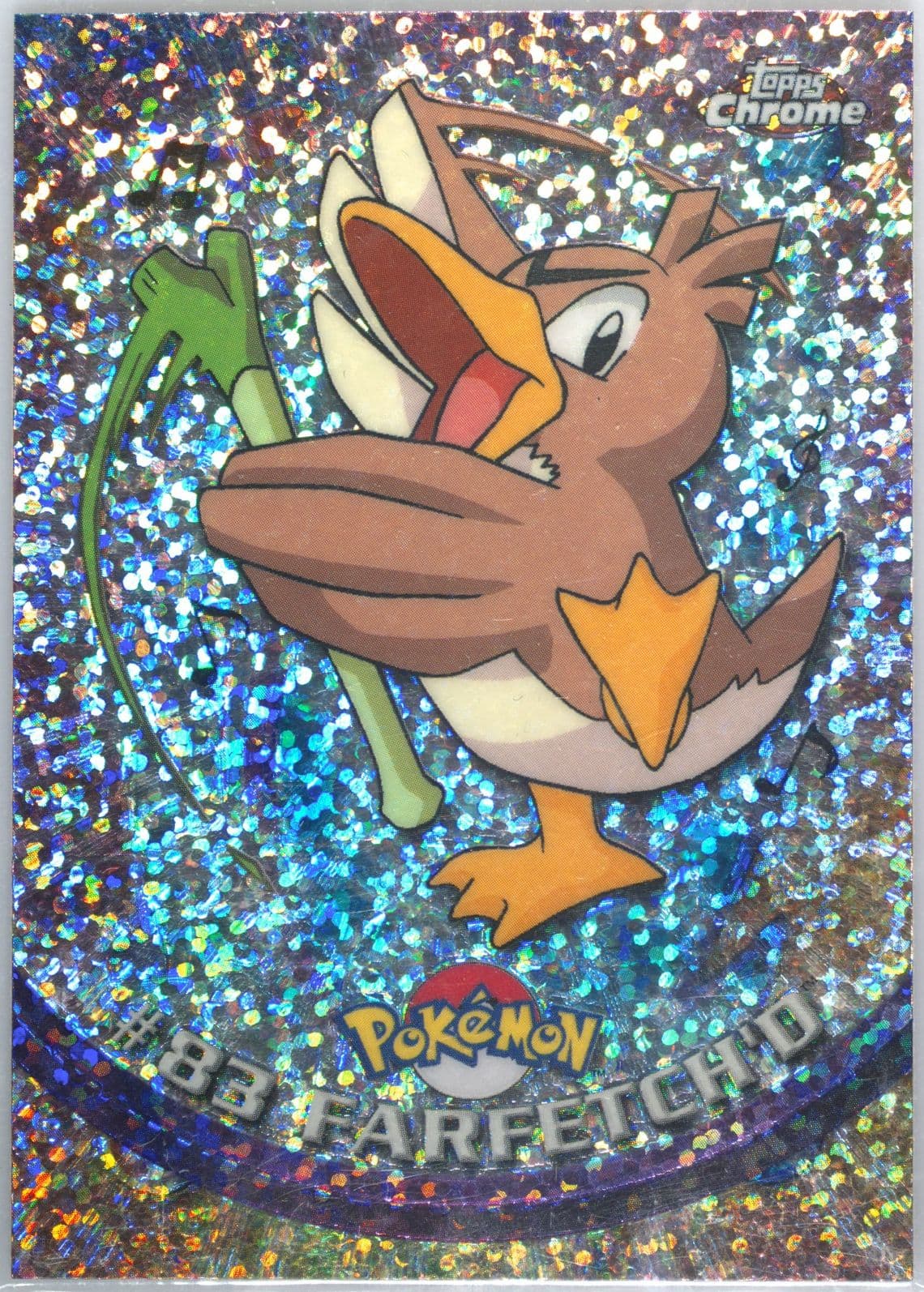 Farfetch'd Sparkle (83) 2000 Topps Chrome Pokemon T.V.