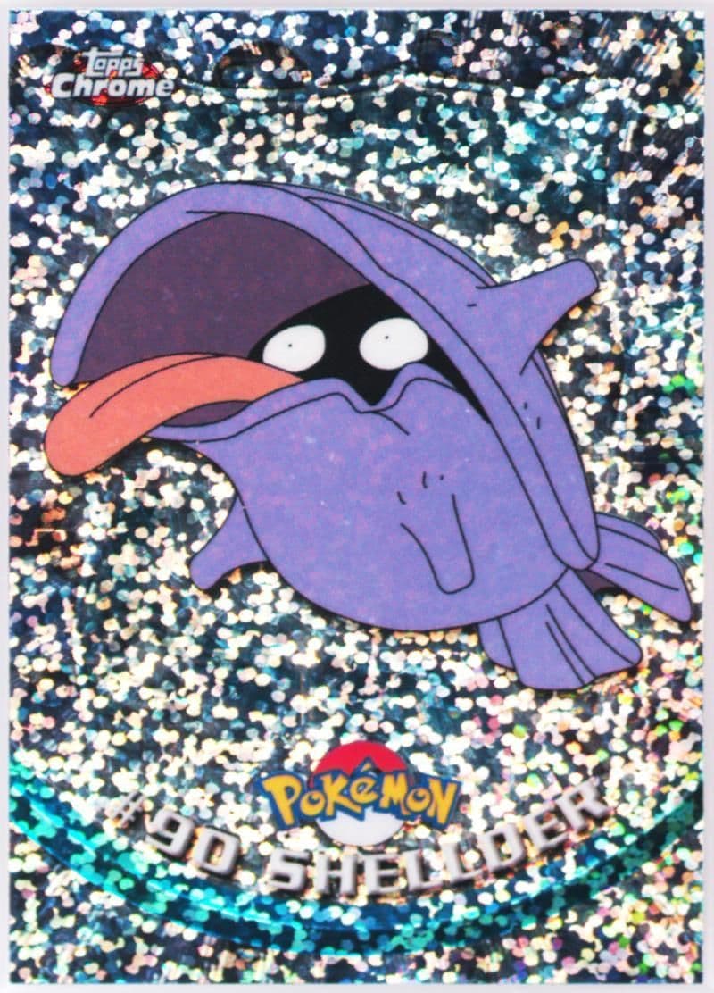 Shellder Sparkle (90) 2000 Topps Chrome Pokemon T.V.