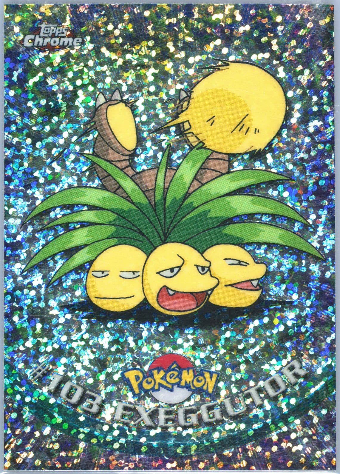 Exeggutor Sparkle (103) 2000 Topps Chrome Pokemon T.V.