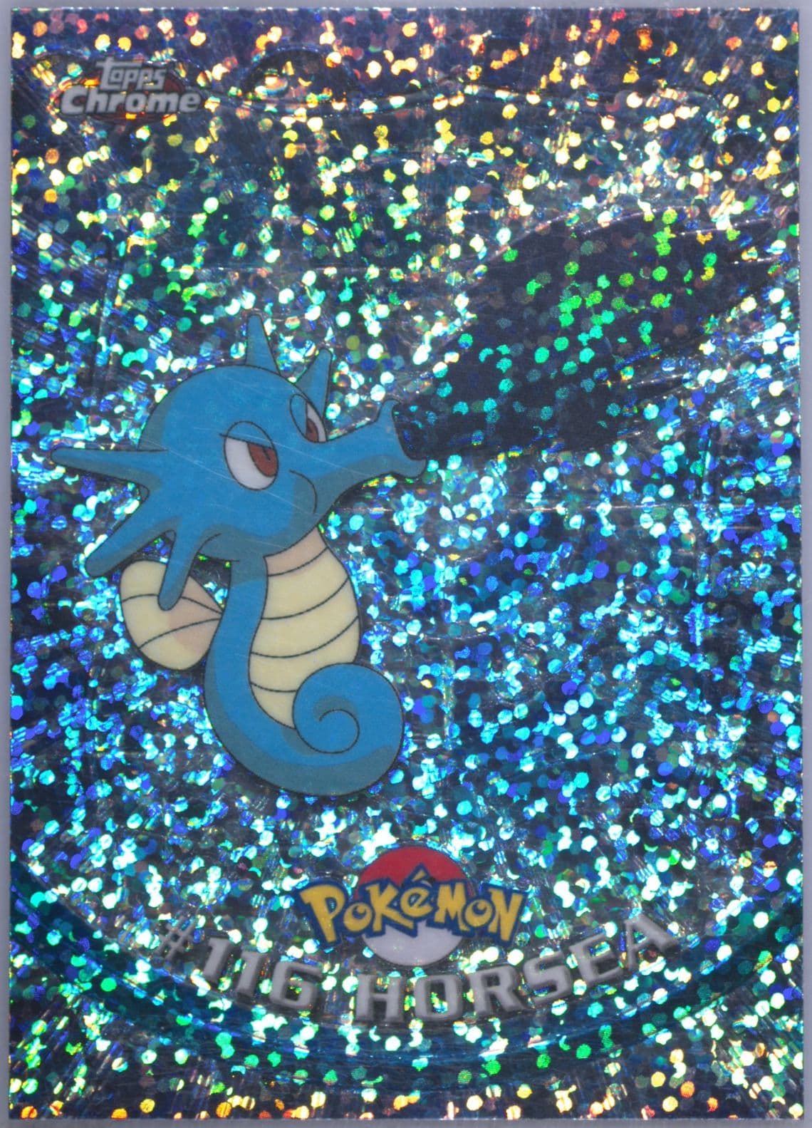Horsea Sparkle (116) 2000 Topps Chrome Pokemon T.V.