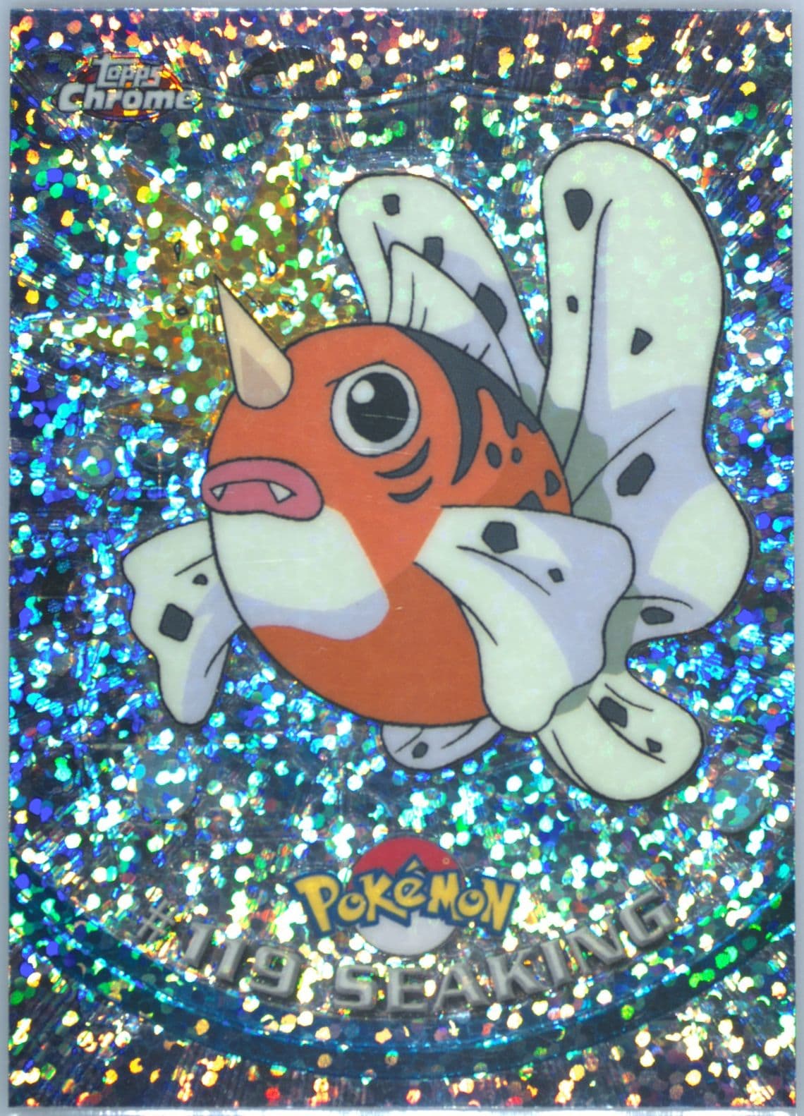 Seaking Sparkle (119) 2000 Topps Chrome Pokemon T.V.