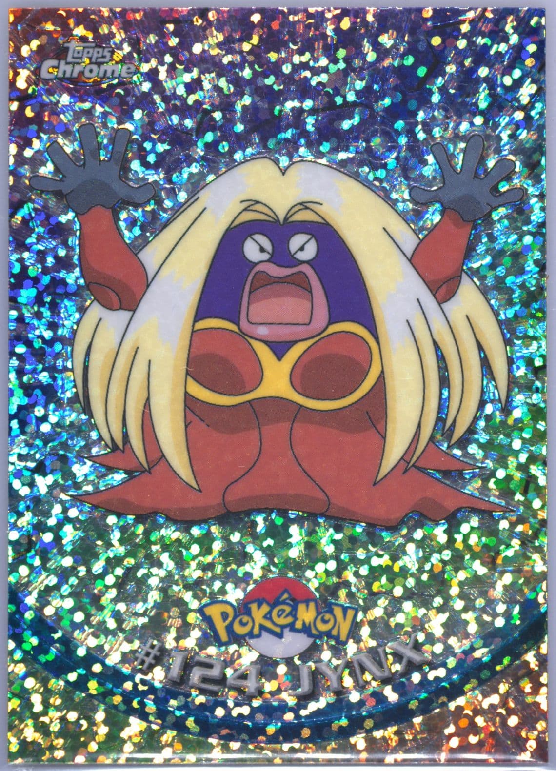 Jynx Sparkle (124) 2000 Topps Chrome Pokemon T.V.