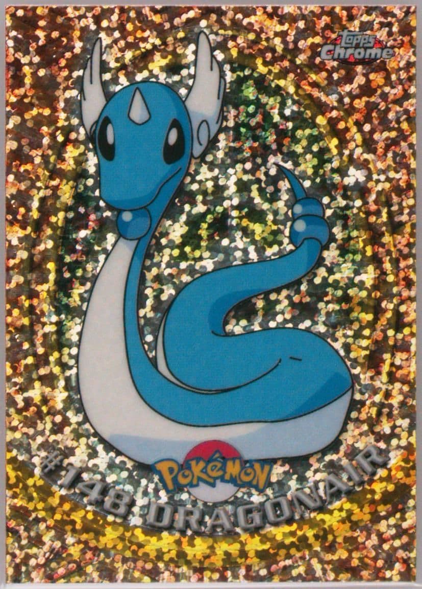 Dragonair Sparkle (148) 2000 Topps Chrome Pokemon T.V.