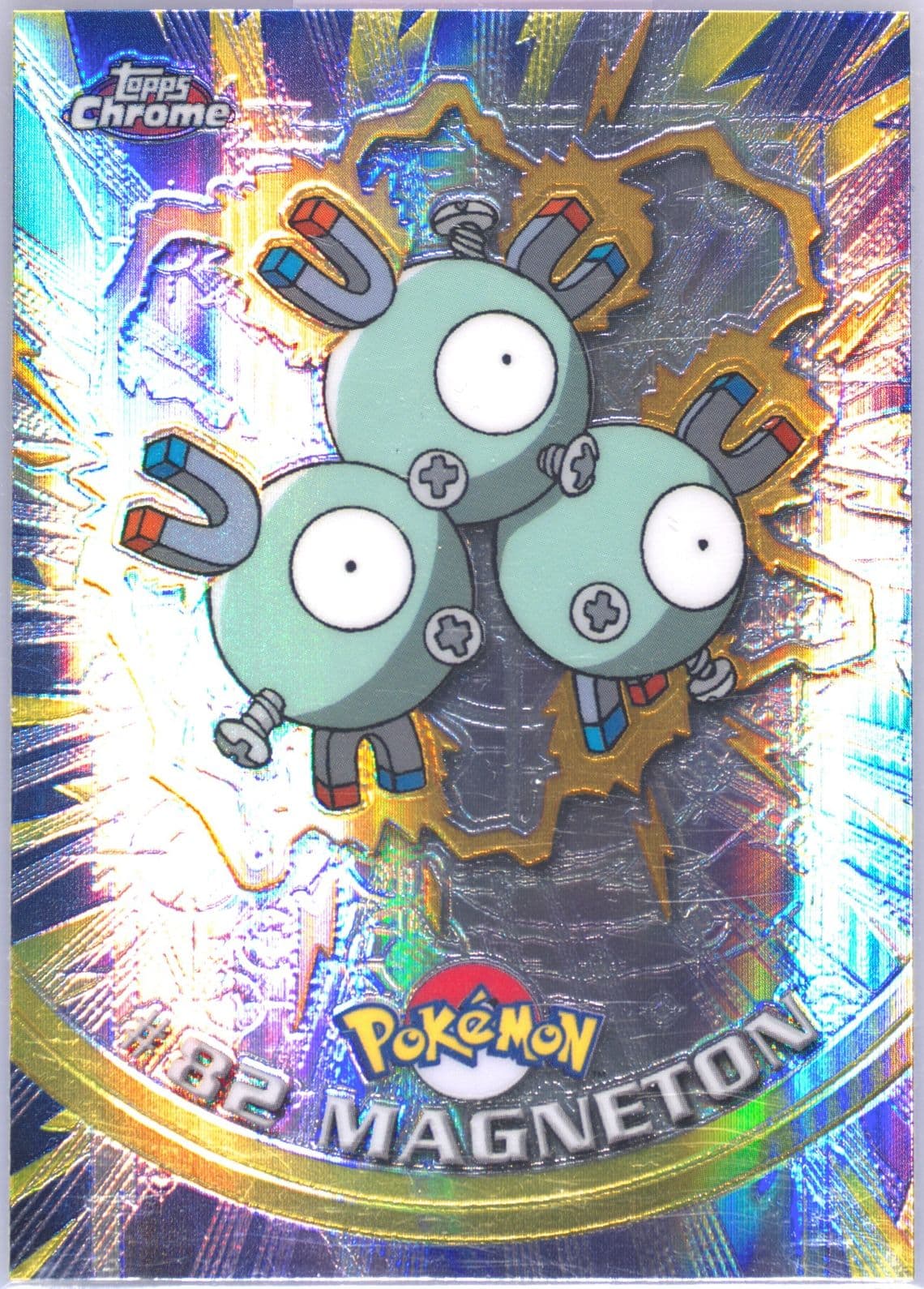 Magneton Spectra (82) 2000 Topps Chrome Pokemon T.V.