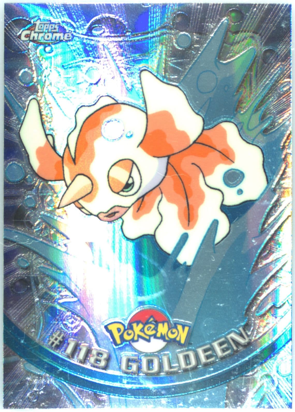 Goldeen Spectra (118) 2000 Topps Chrome Pokemon T.V.