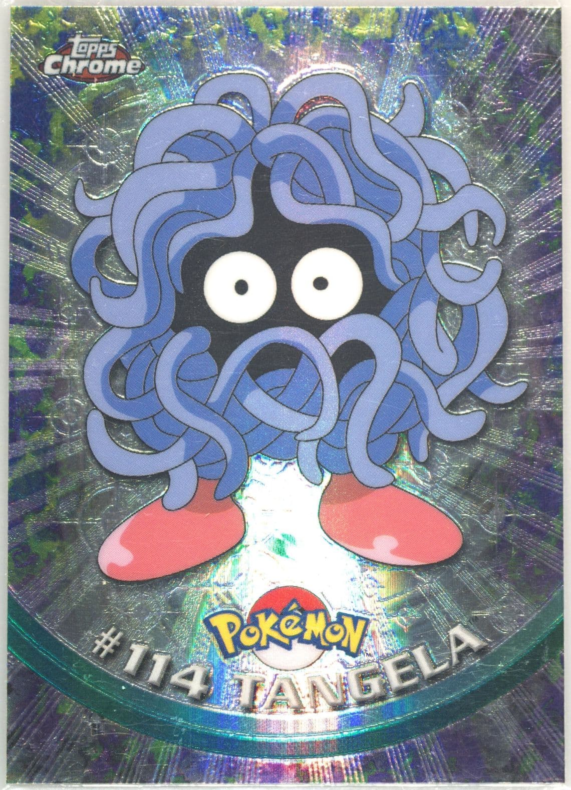 Tangela Spectra (114) 2000 Topps Chrome Pokemon T.V.