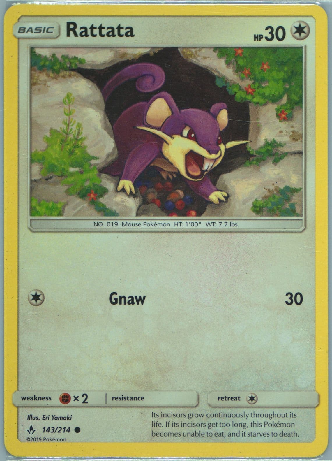 Rattata (143) 2019 Pokemon Sun & Moon Unbroken Bonds