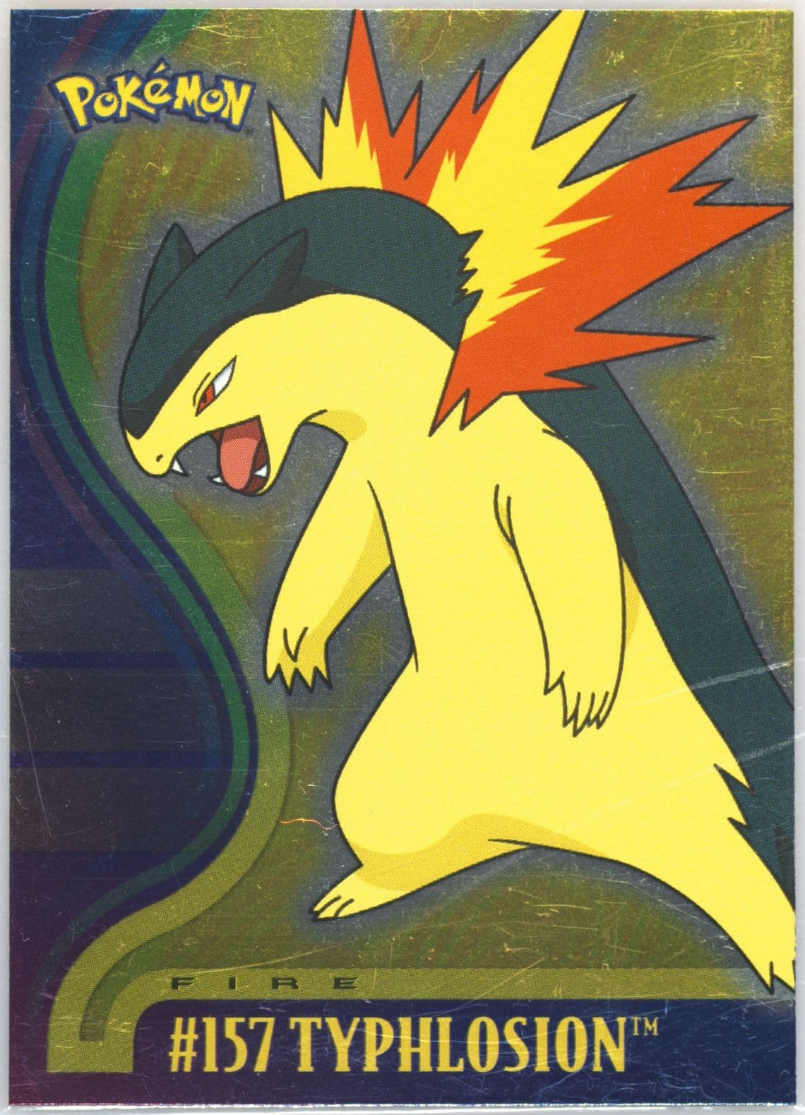 Typhlosion Foil (157) 2001 Topps Pokemon Johto Series 1