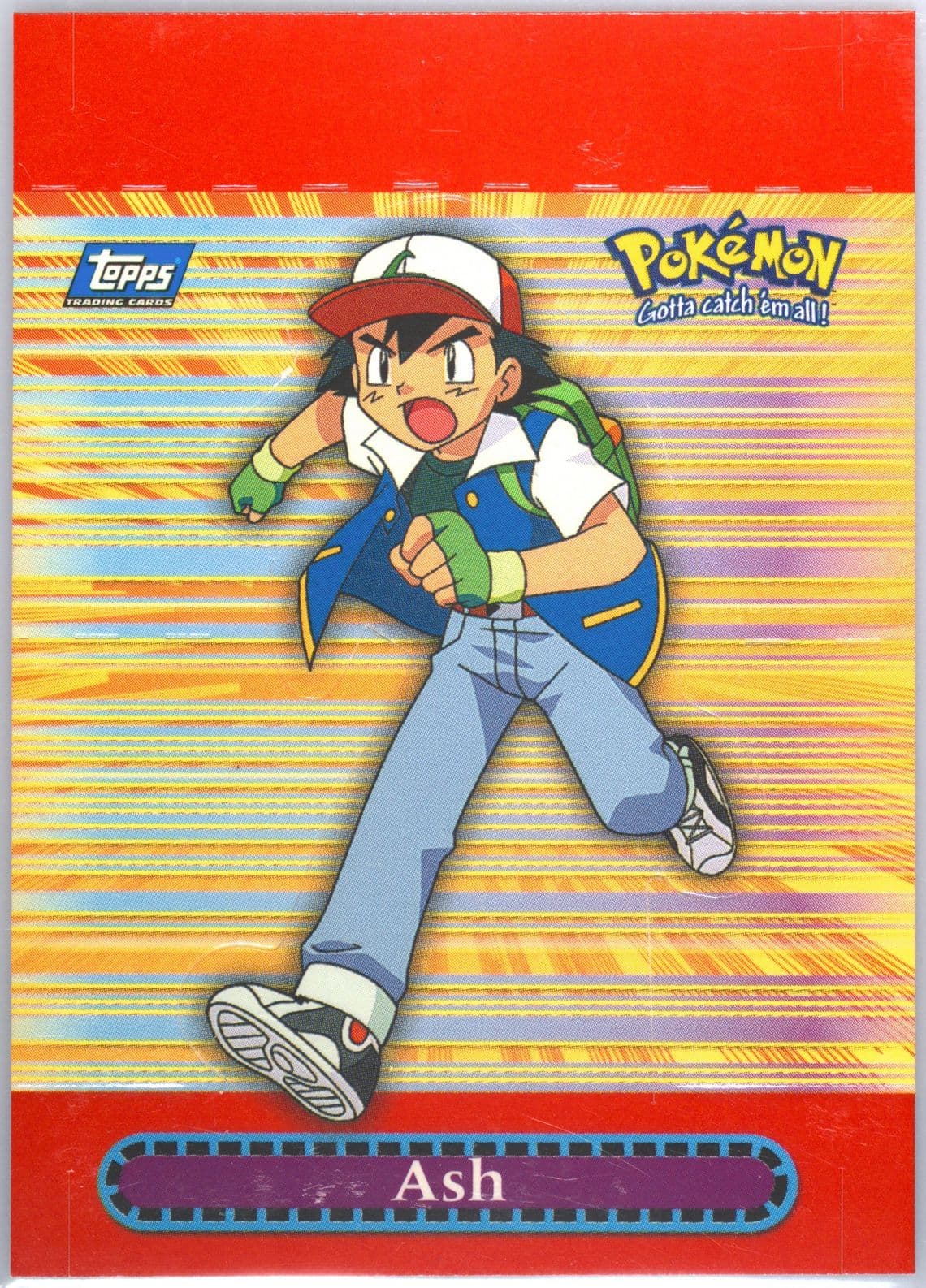 Ash (1) 2000 Topps Pokemon TV Animation Series 3 Pop-Up