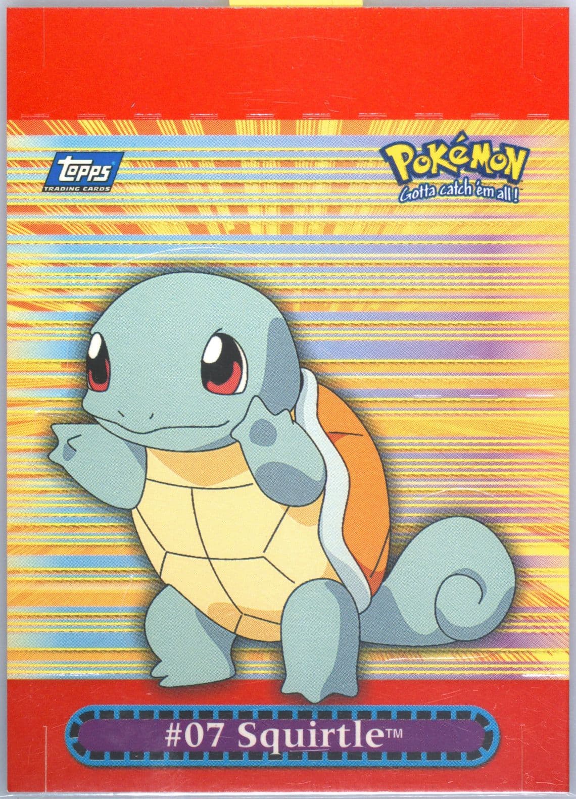 Squirtle (10) 2000 Topps Pokemon TV Animation Series 3 Pop-Up