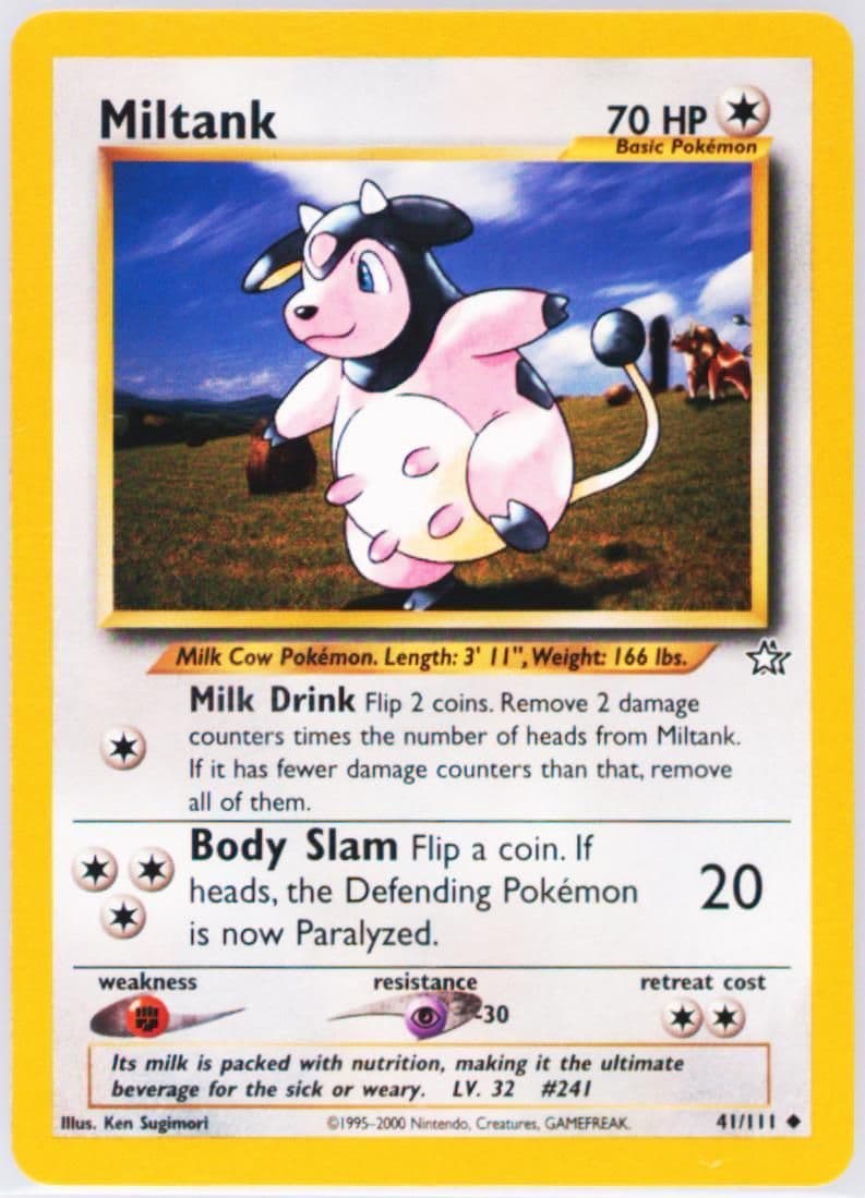 Miltank (41) 2000 Pokemon Neo Genesis
