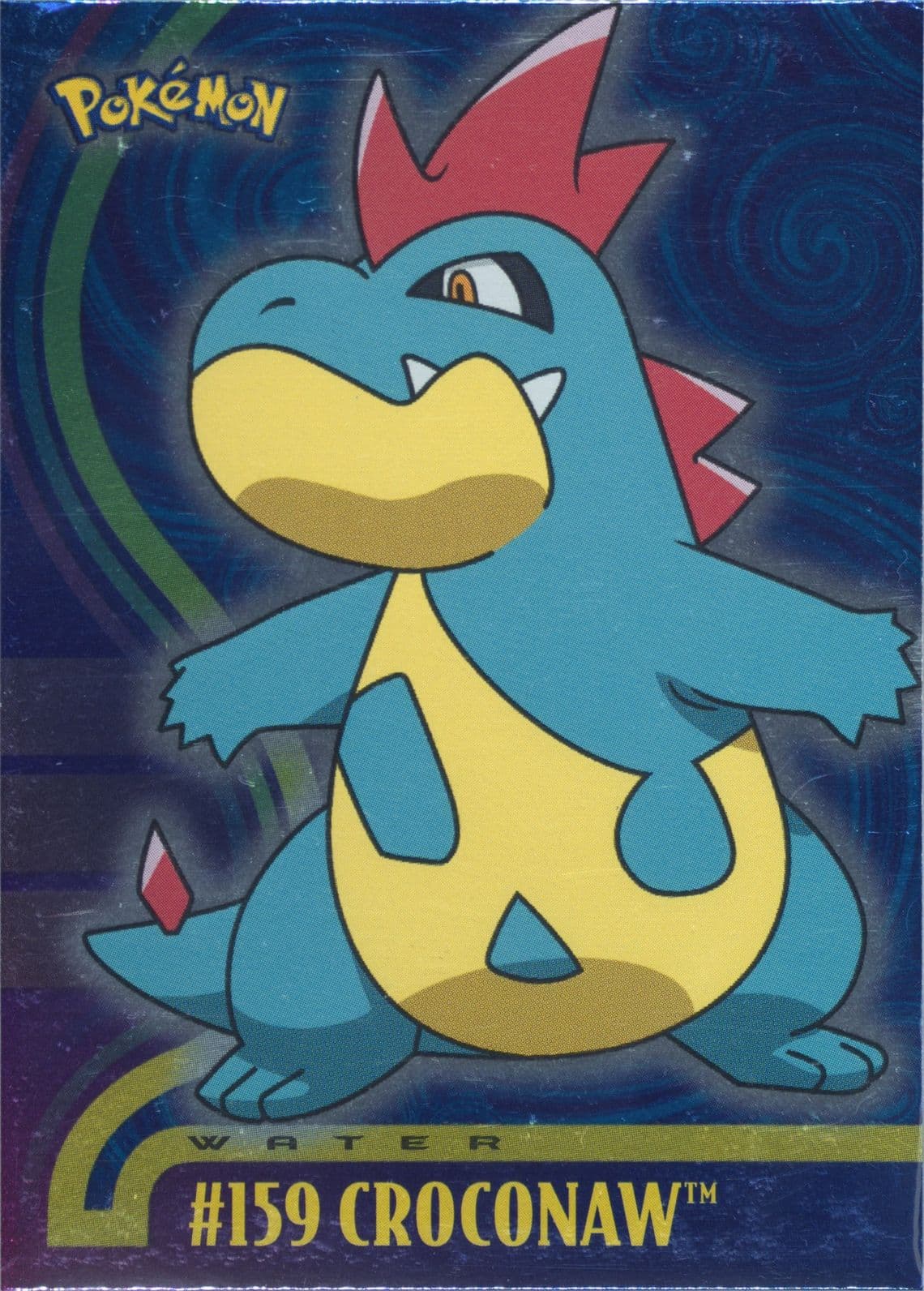 Croconaw Foil (159) 2001 Topps Pokemon Johto Series 1