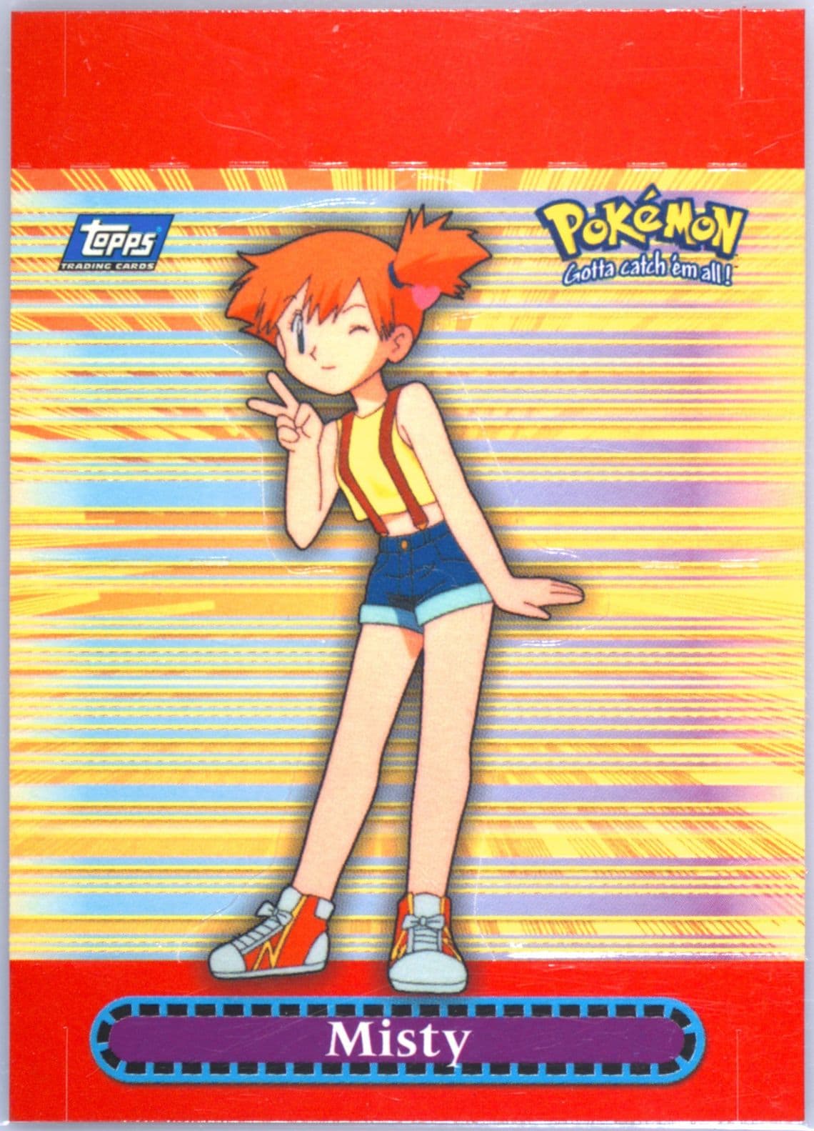 Misty (4) 2000 Topps Pokemon TV Animation Series 3 Pop-Up