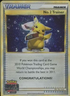 No. 2 Trainer Holo 2010 Pokemon World Championships Promo