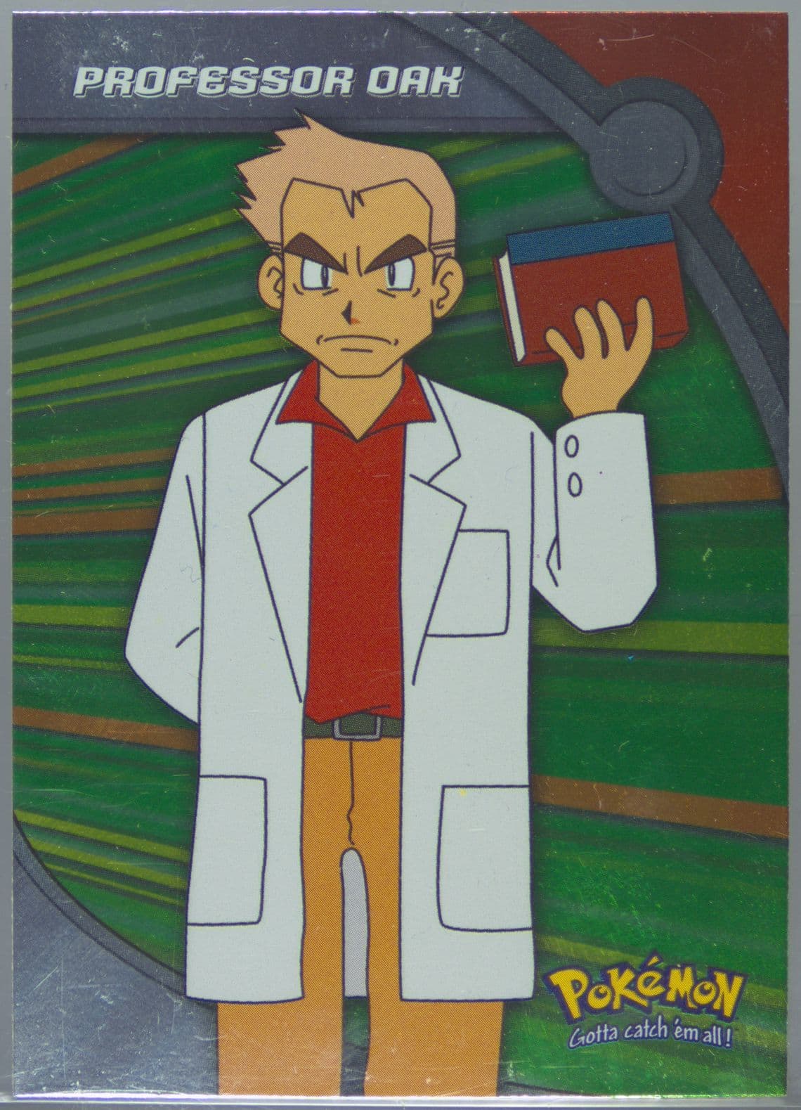 Professor Oak Foil (HV12) 2000 Topps Pokemon TV Animation Series 3 Heroes & Villains